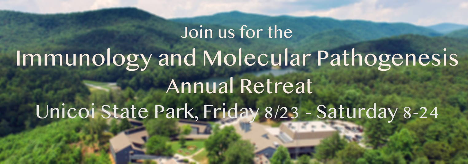 Join us for the IMP Annual Retreat, Unicoi State Park Friday 8/23 - Saturday 8/24