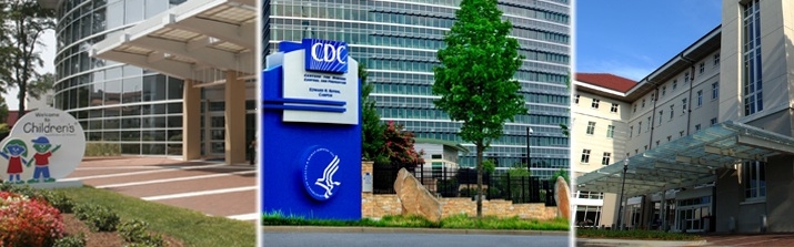 CDC building, Children's Hospital and other buildings
